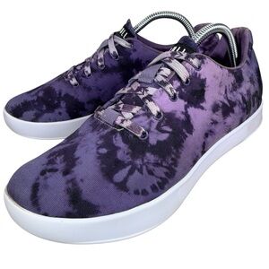 Purple Women's Nobull Wisteria Tie-Dye Canvas Trainers Size 10 (Men’s Size 8.5)